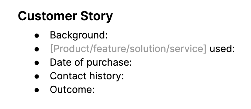 A case study customer story section