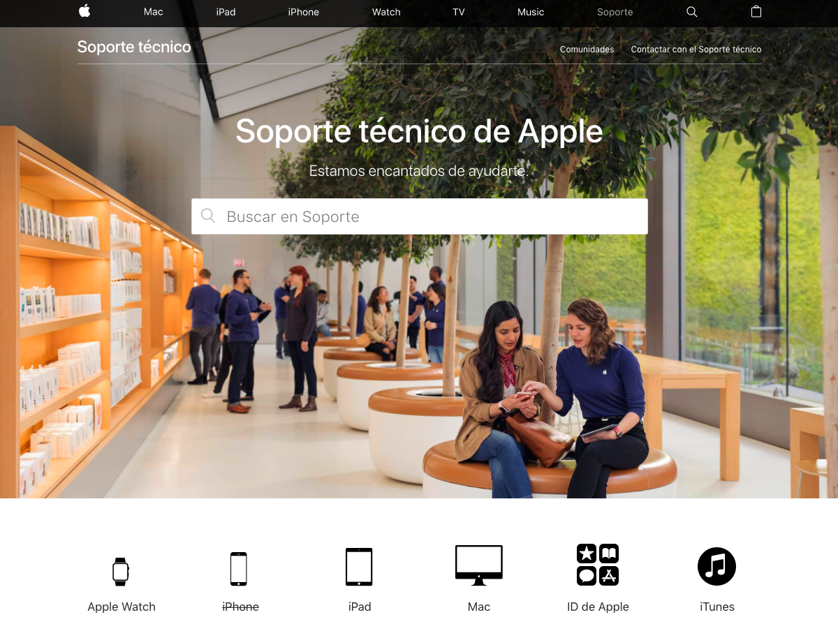 Cómo medir una página web - Soporte técnico Apple