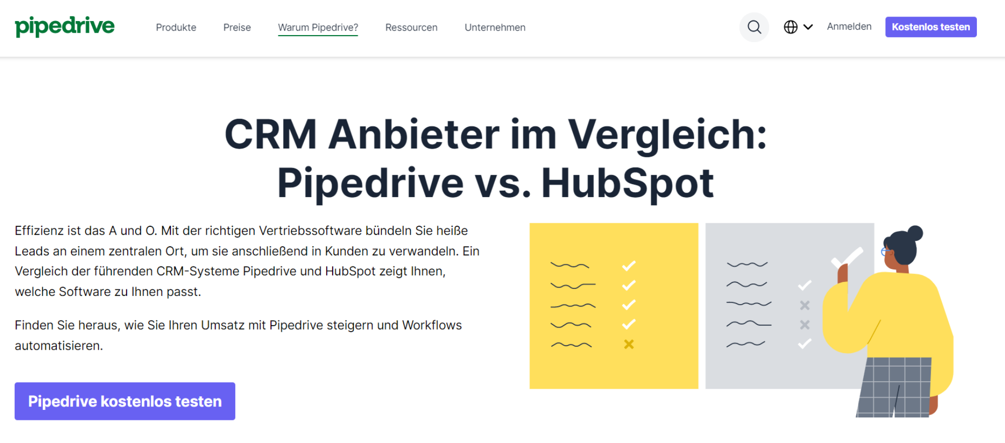 Pipedrive vs. Hubspot