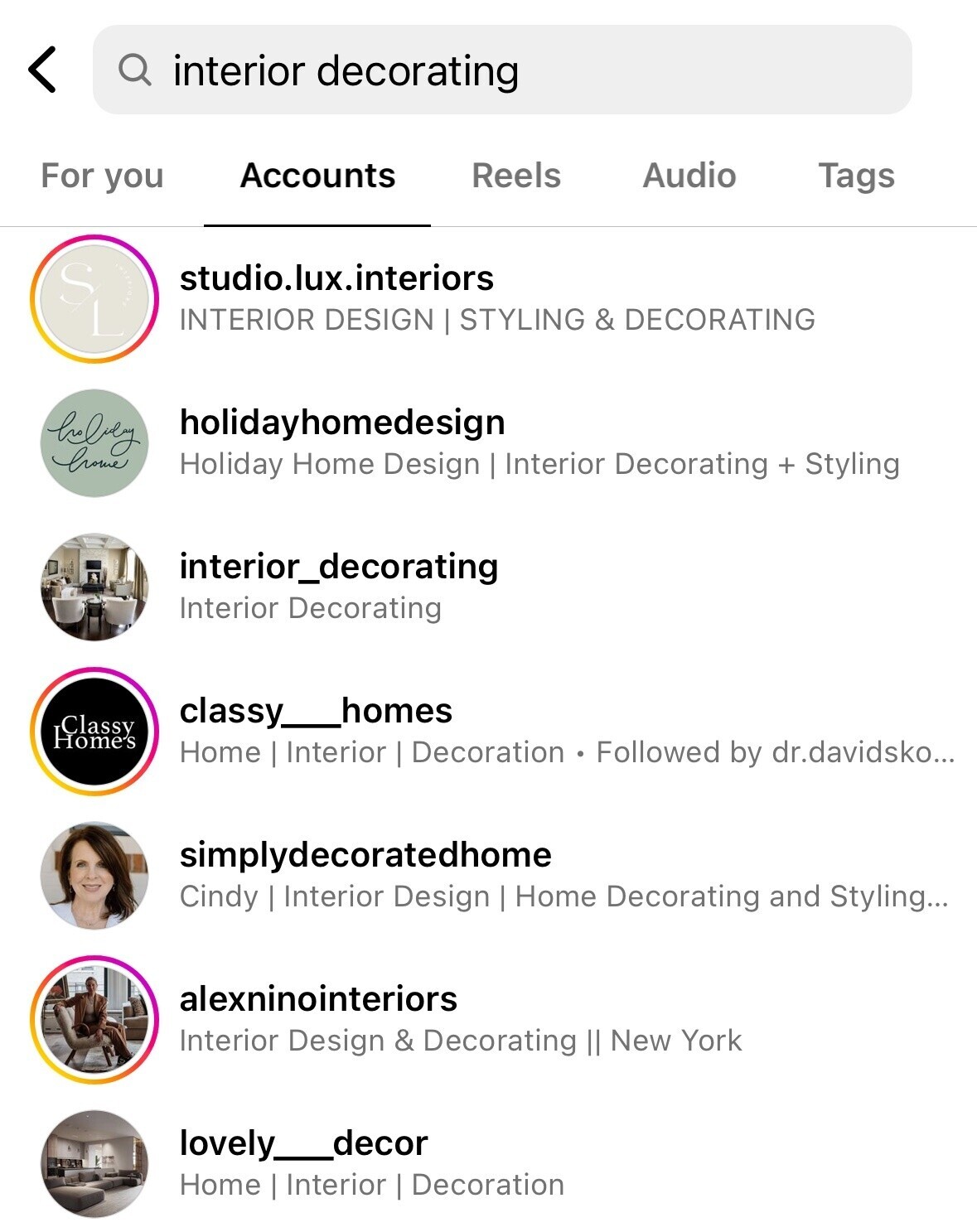 Résultats de la recherche Instagram pour "décoration intérieure"