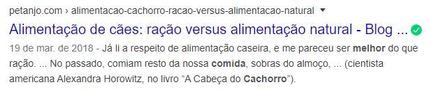 Title tag exemplo