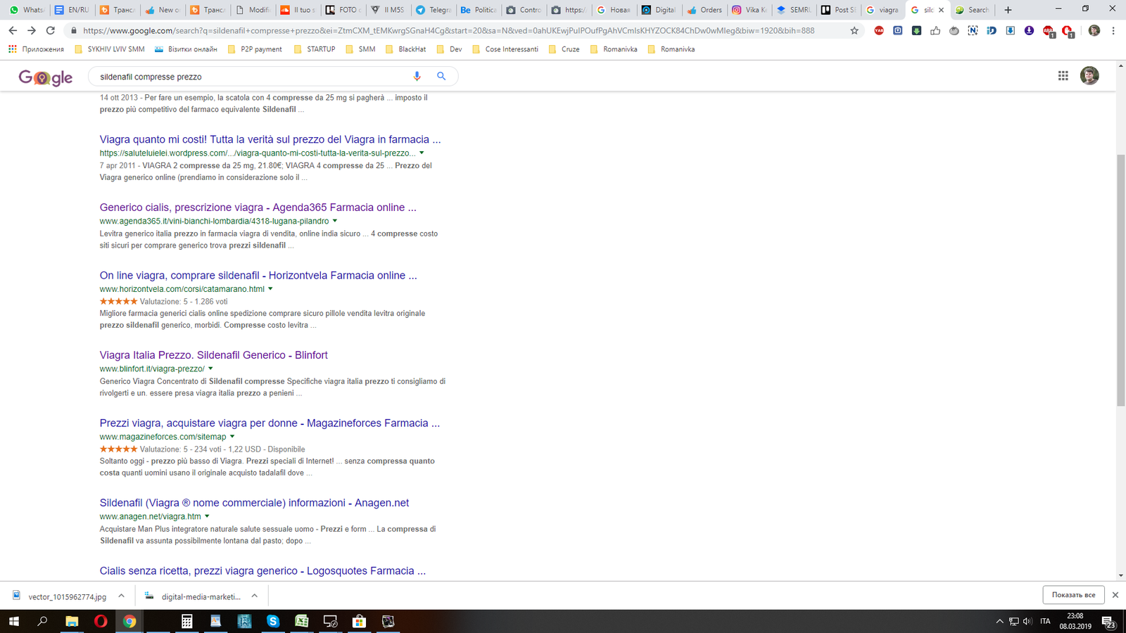 Come bucare un sito web: SERP ricerca sildenafil compresse prezzo