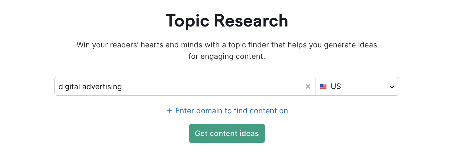 SaaS content marketing topic research