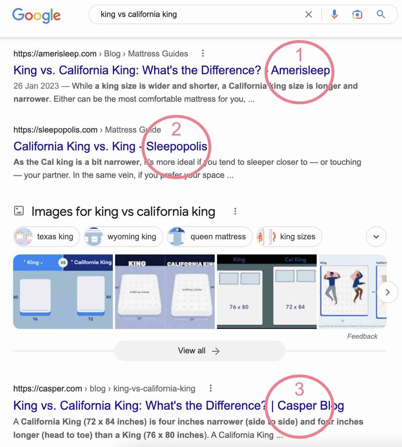 analyzing SERP to understand what prospects want