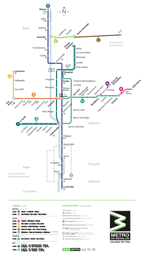 Linkbuilding de calidad - Ejemplo metro de Medellín