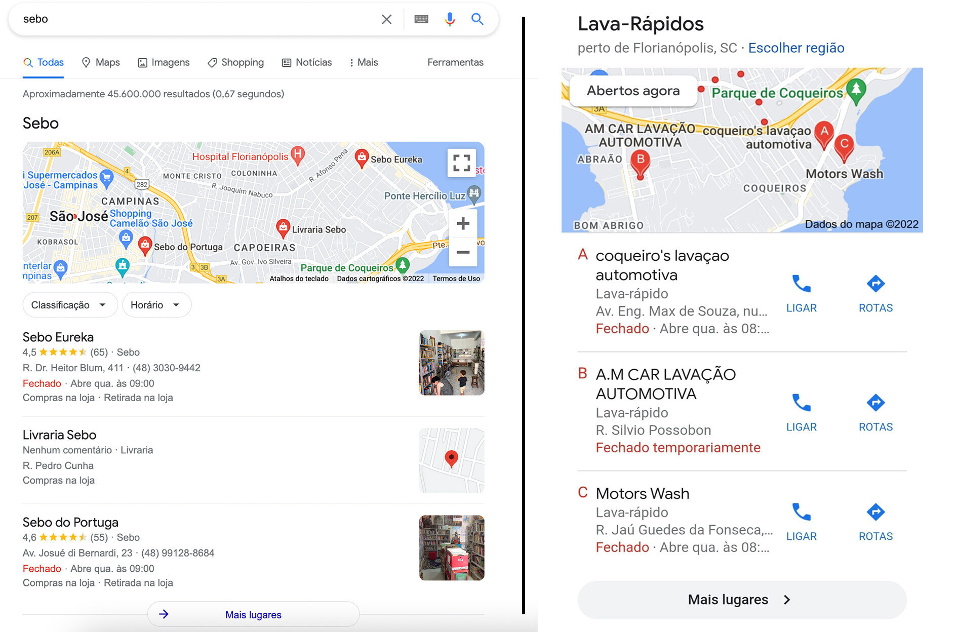 seo local computador e celular