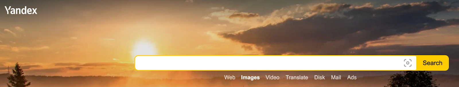 image search with Yandex