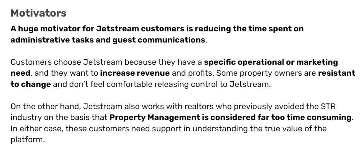 emotional triggers in Jetstream’s content guide. 