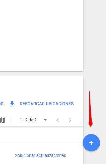 Novedades de Google My Business - Crear ubicación