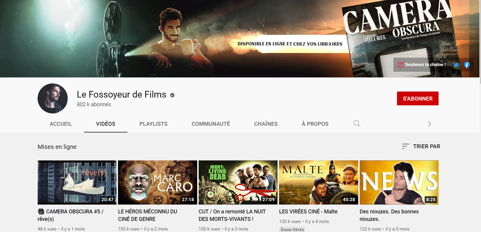 YouTube, Le Fossoyeur de films