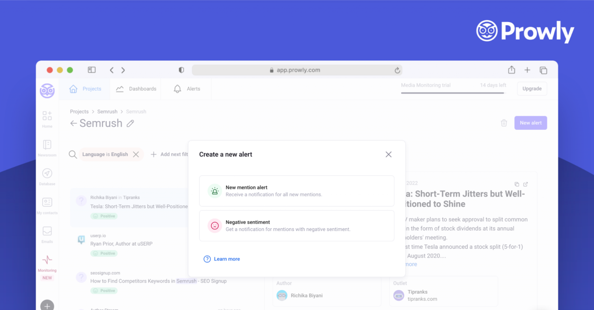 Prowly Media Monitoring