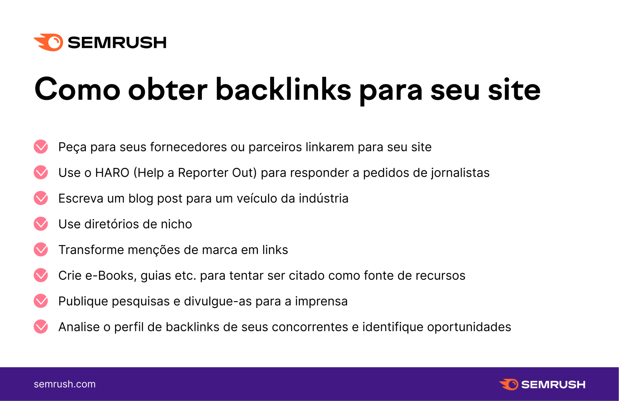 como obter backlinks para o seu site