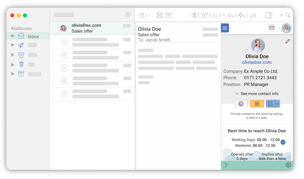 Mailbutler overview