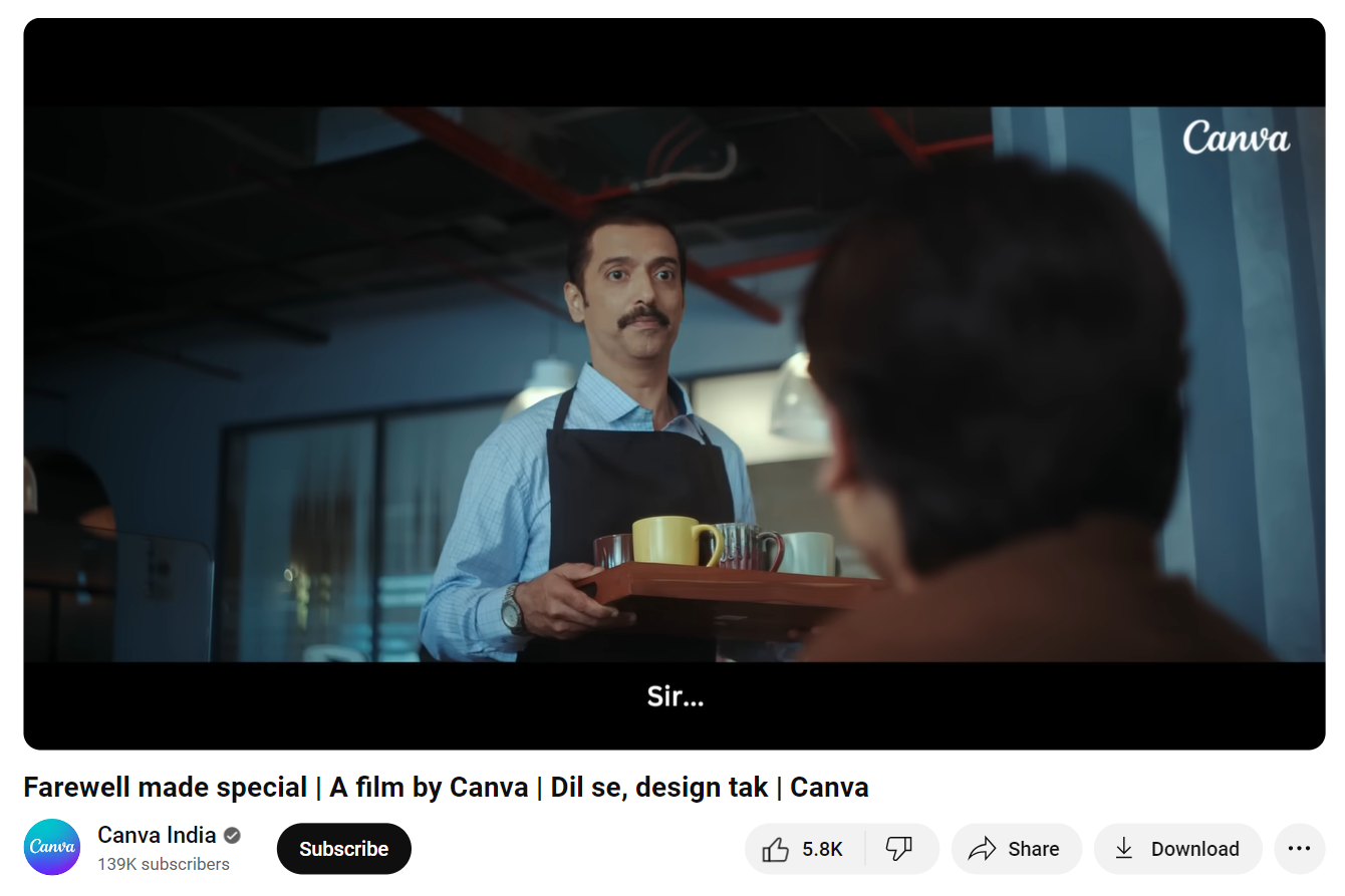 Marketing campaign example: “Dil Se, Design Tak” by Canva