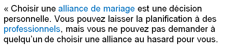 Exemple de texte d'ancrage raisonnablement optimisé