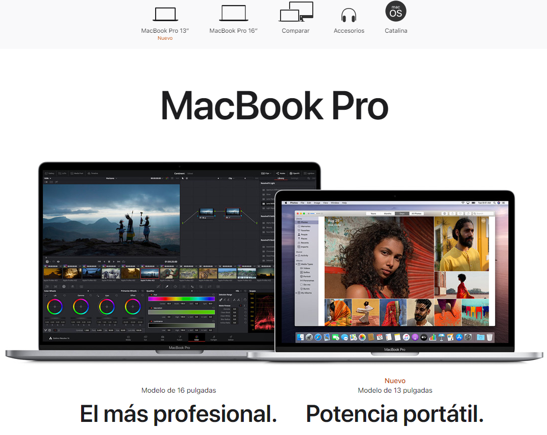 Canibalización de palabras clave - Búsqueda MacBook Pro