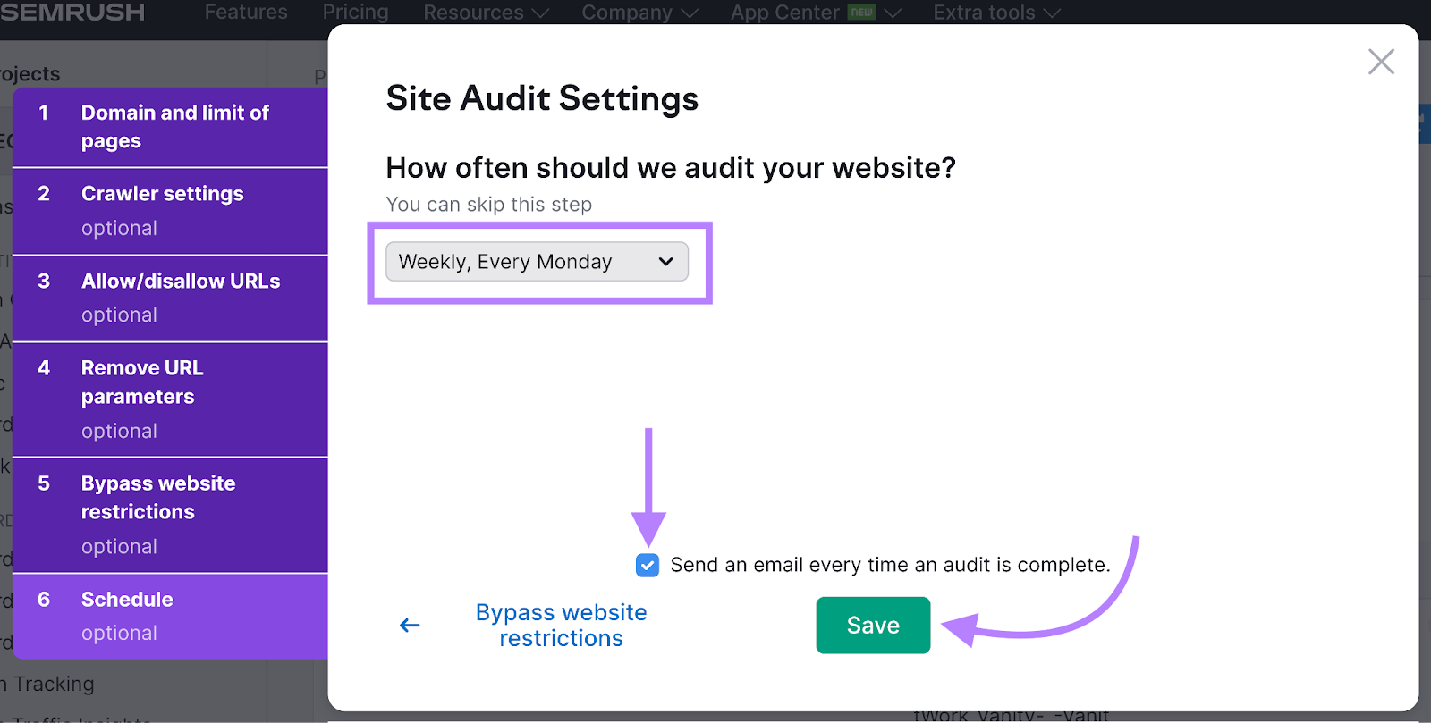 Scheduling play   audits