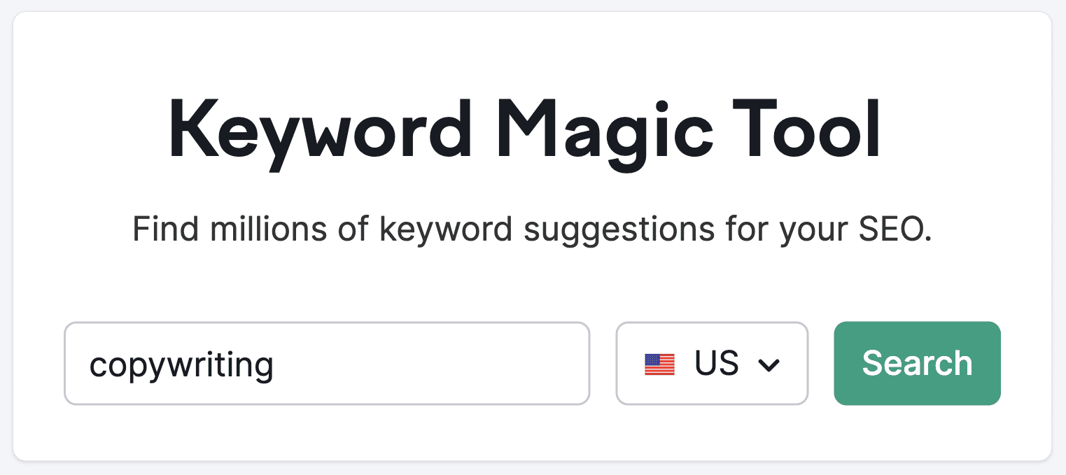 keyword magic tool