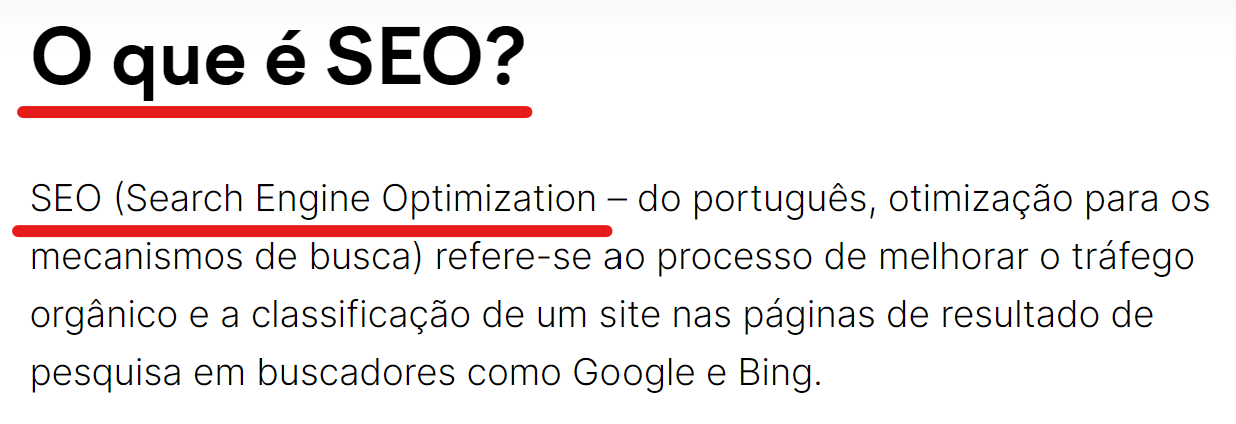 o que são palavras-chave - exemplo uso natural