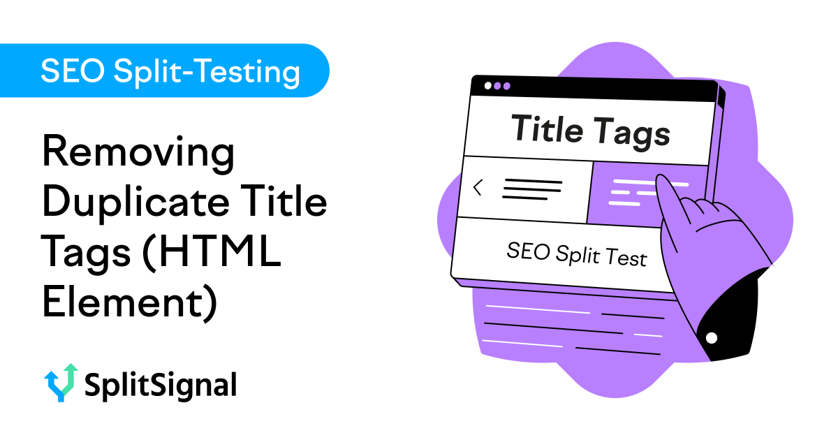 Removing Duplicate Title Tags (HTML Element)