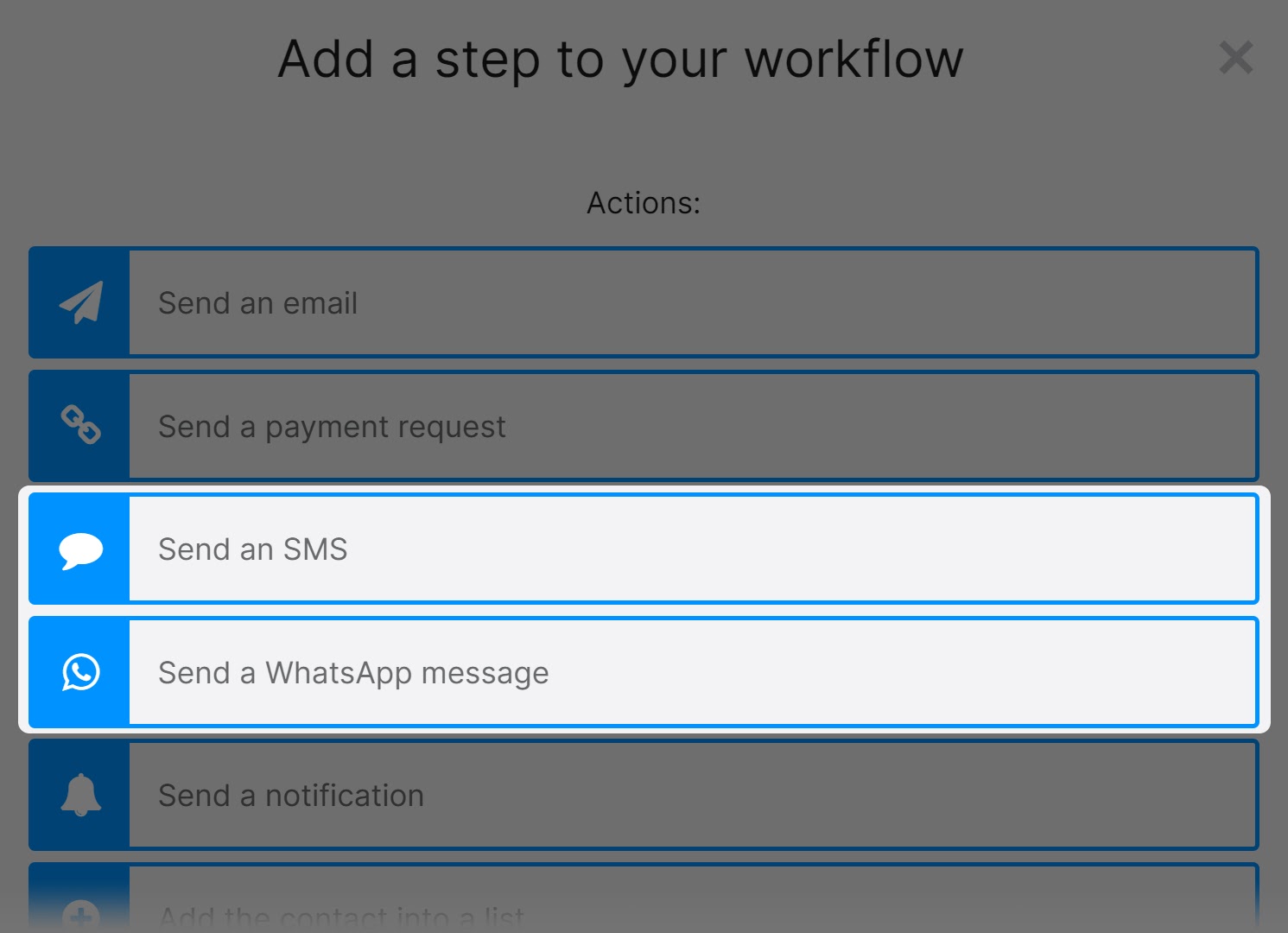 Whatsapp and SMS triggers in Brevo