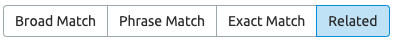 keyword magic tool match modifiers