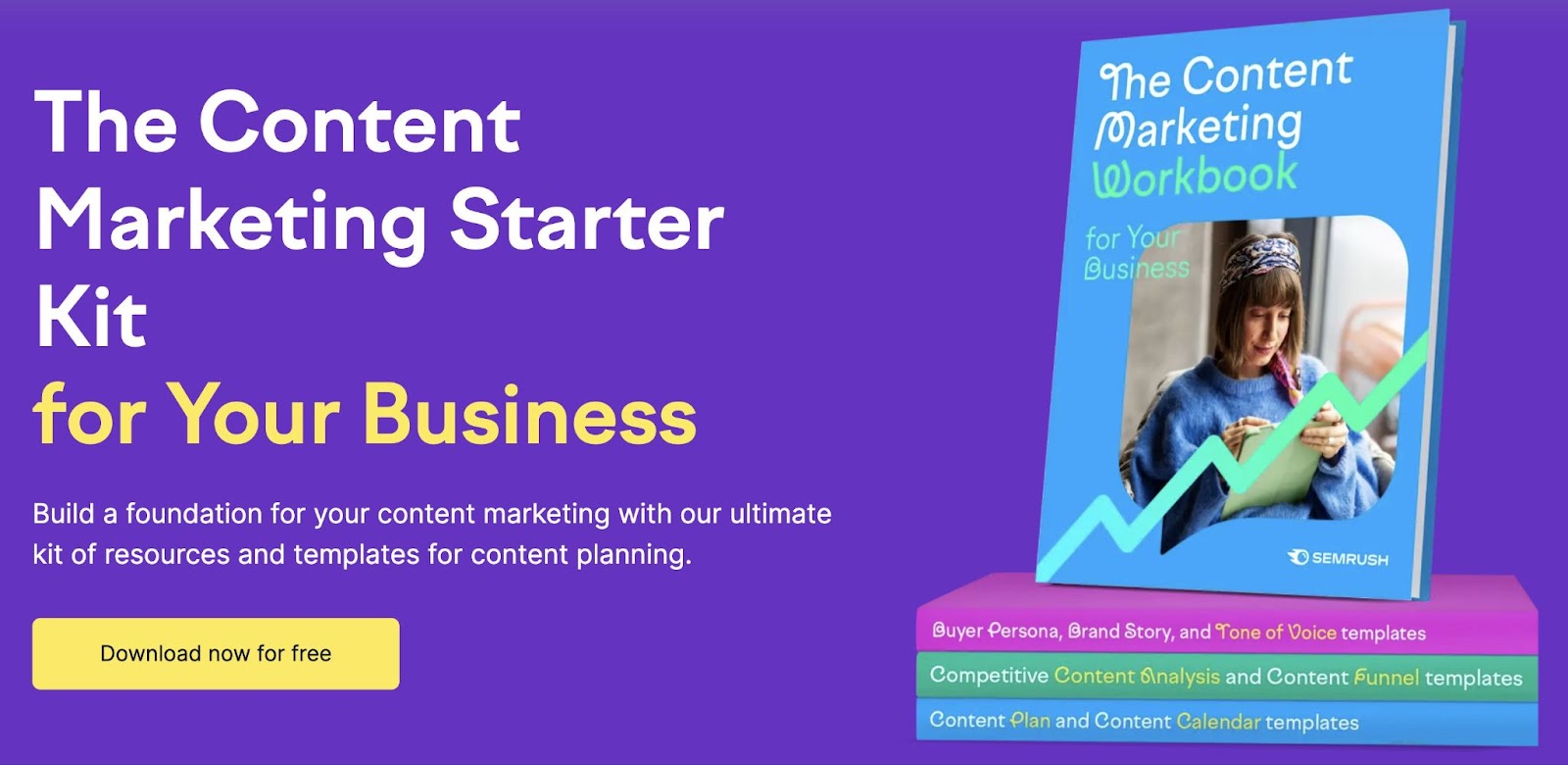 The content marketing starter kit from Semrush