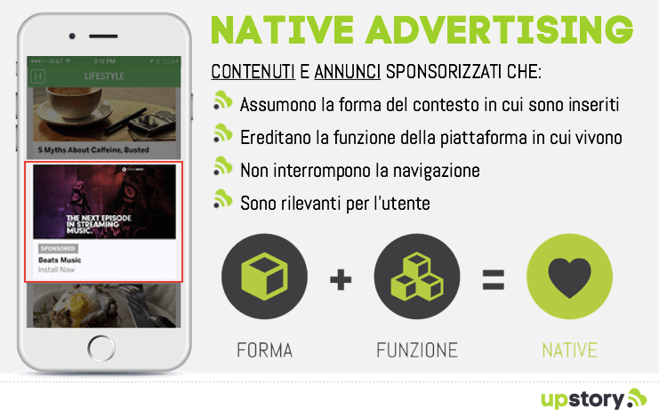 Native advertising: caratteristiche