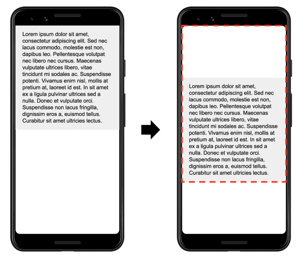 Esempio del Cumulative Layout Shift