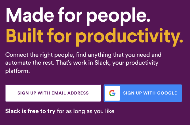 Slack’s value proposition