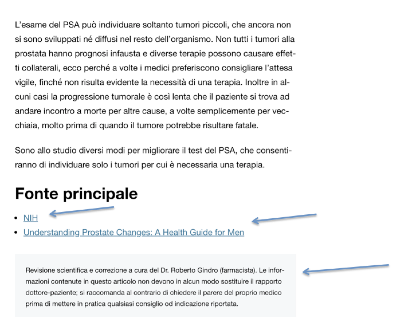 Come mettere in pratica il consiglio di collegarsi a fonti autorevoli