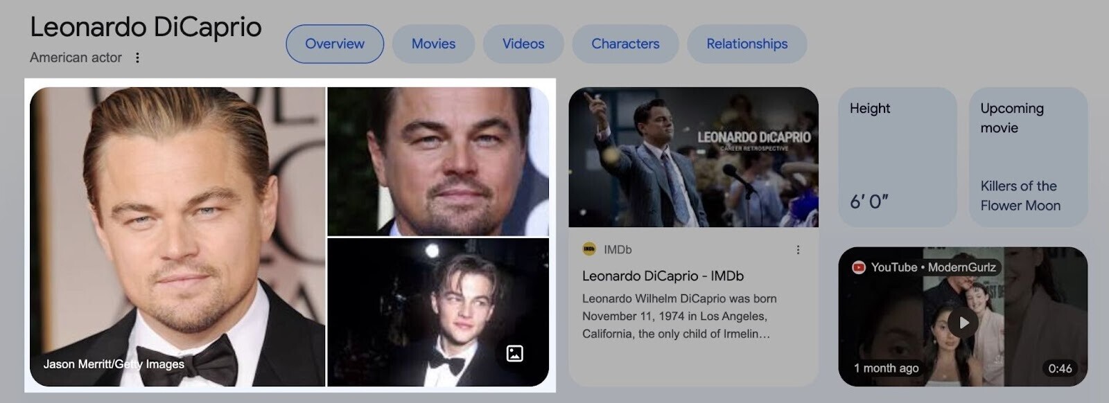 Google images results for Leonardo DiCaprio