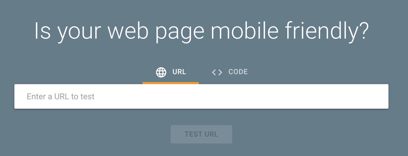 Google’s Mobile-Friendly Test tool