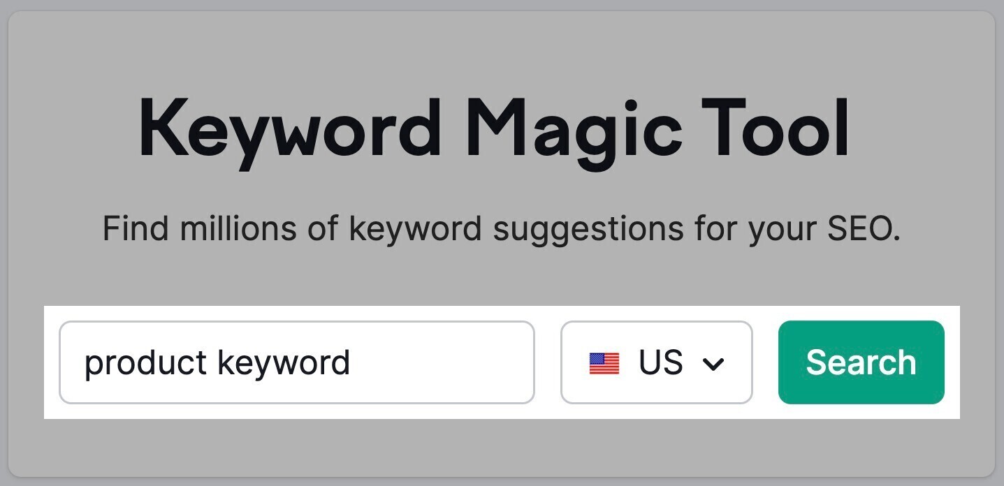 keyword magic tool