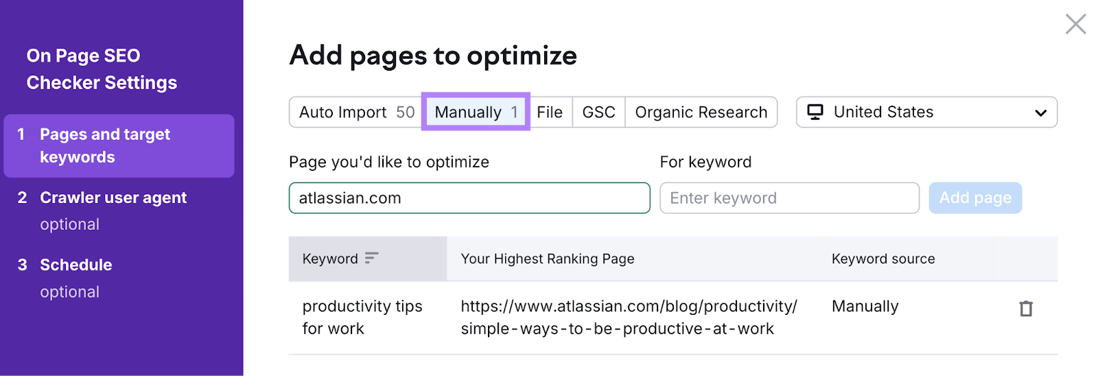 add pages to optimize screen