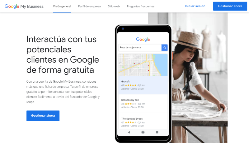 Plan de acción SEO local - Google My Business