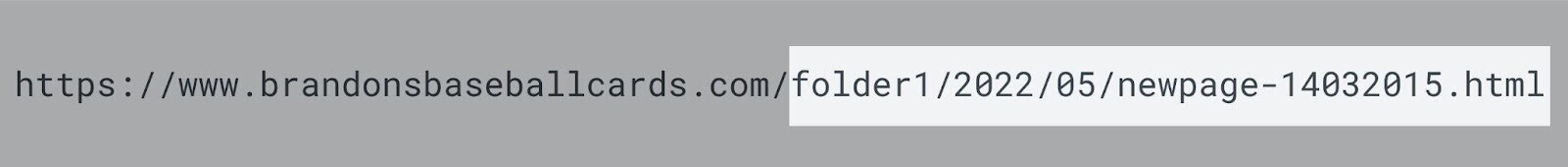 Best Practices for SEO Site Structures 31 a poorly optimized URL that does not clearly communicates the topic of the page