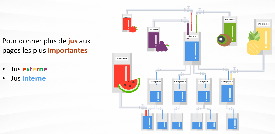 Transmission du jus SEO