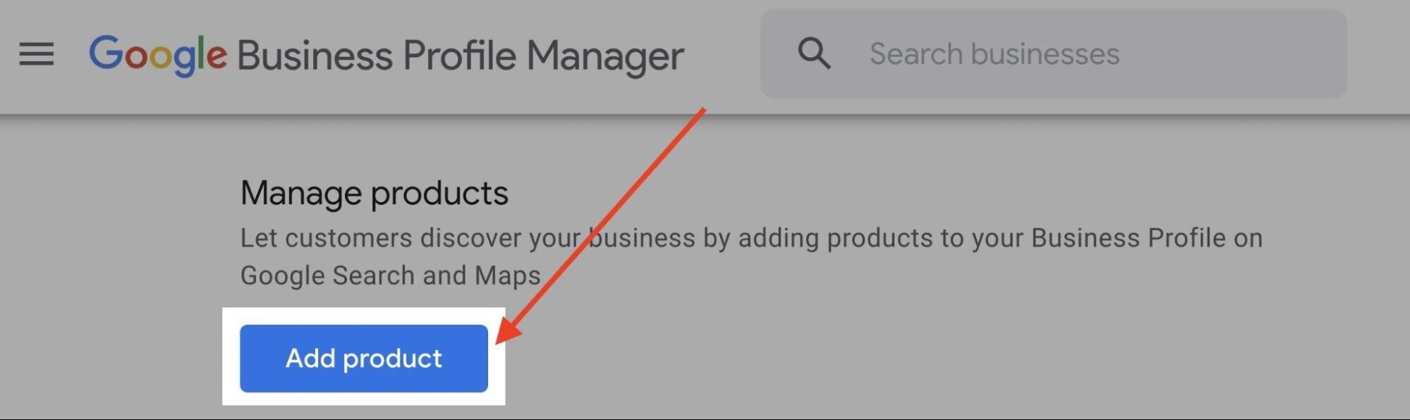 add product button