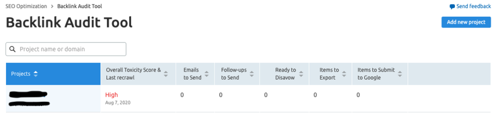 Backlink Audit Tool