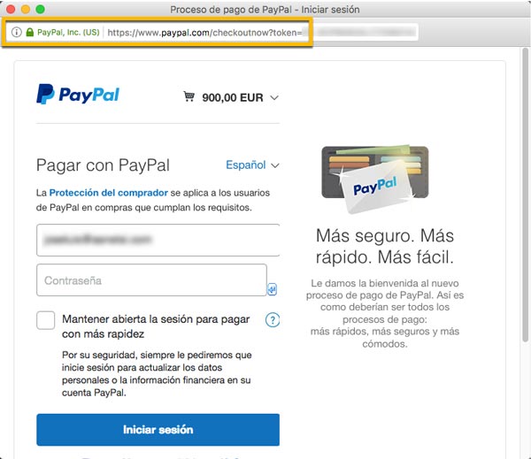 Certificado SSL PayPal