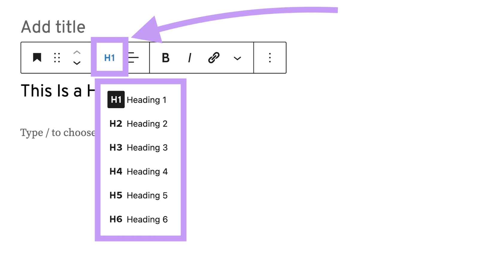 heading settings successful  WordPress