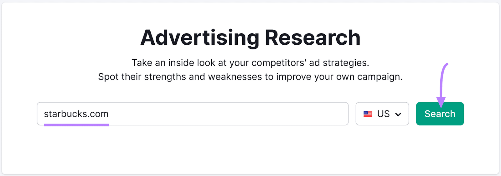 Advertising Research tool