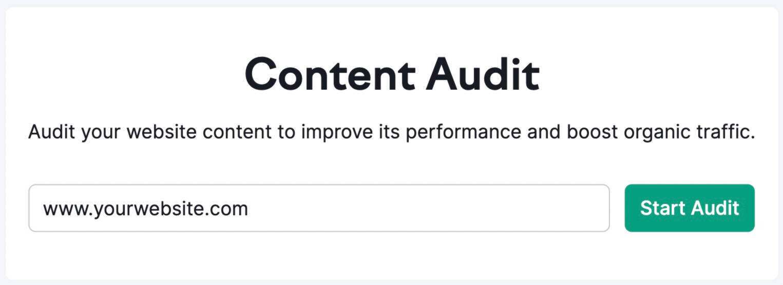 content audit tool