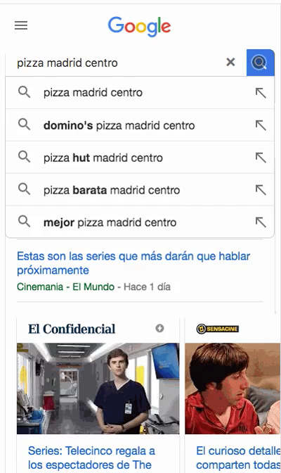 SEO local - Búsqueda