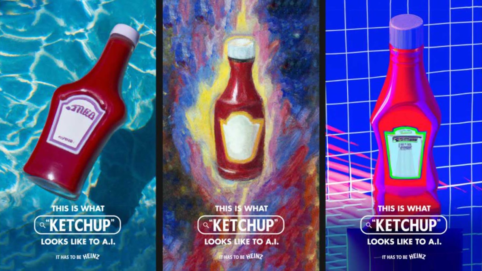 Heinz Ketchup's marketing campaign posters