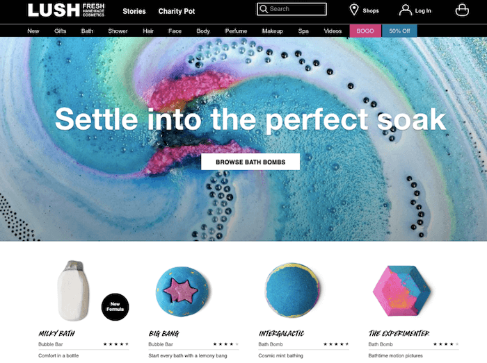 Vendere online all'estero: la strategia dell'eCommerce Lush per il mercato americano