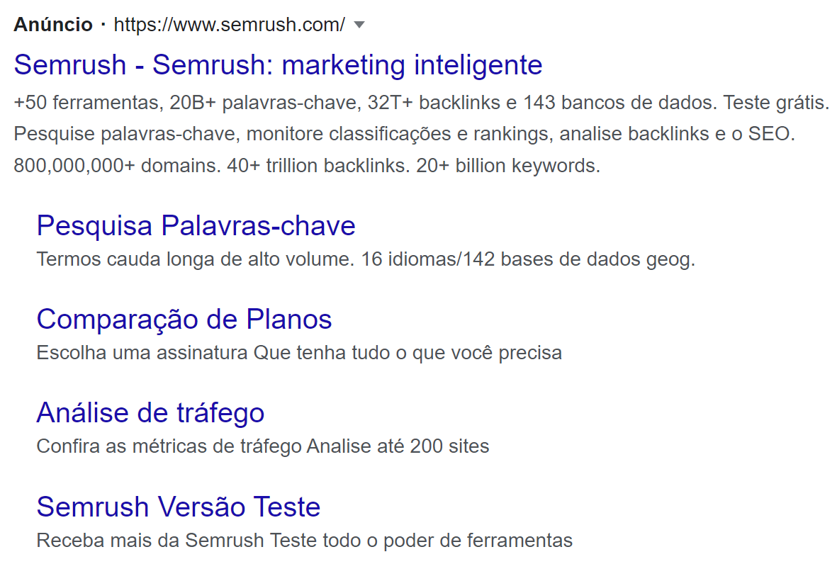 O que é Search Engine Marketing (SEM) e como funciona? 26 search engine marketing - extensões de anúncio