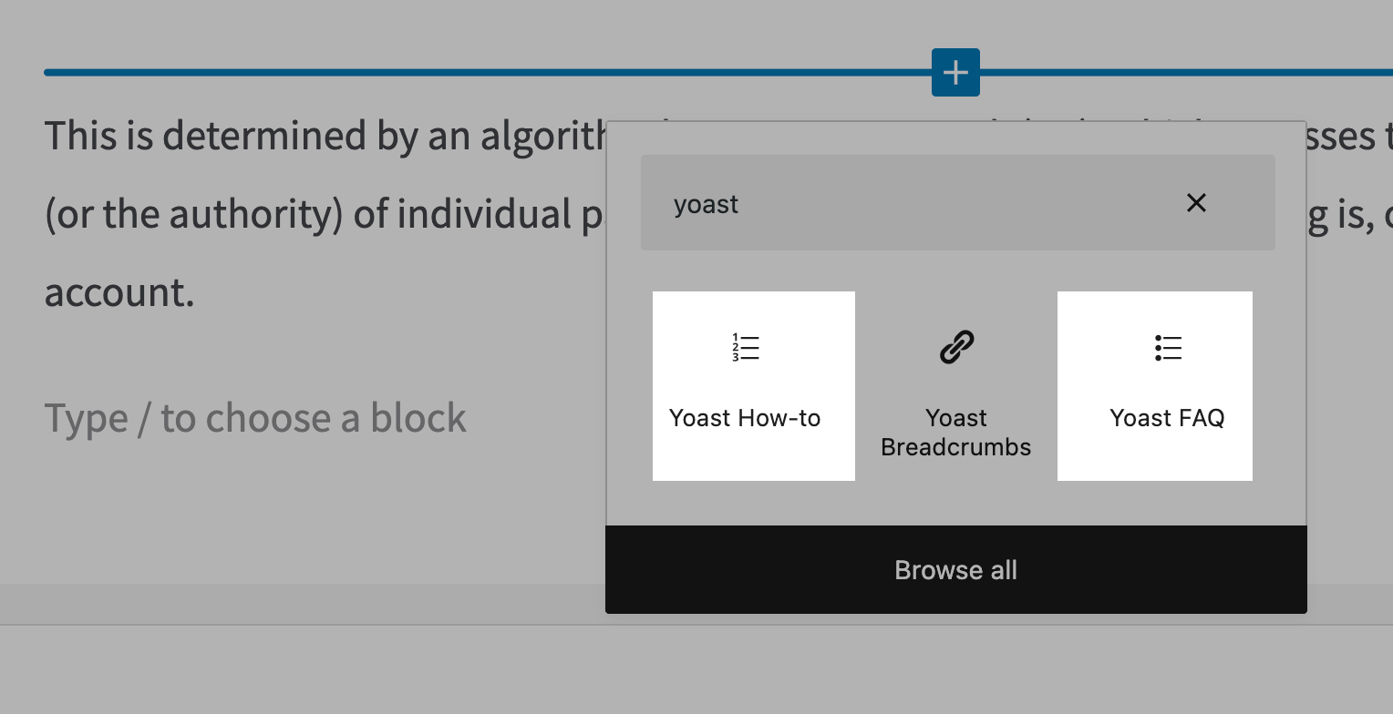 yoast วิธีการและคำถามที่พบบ่อย