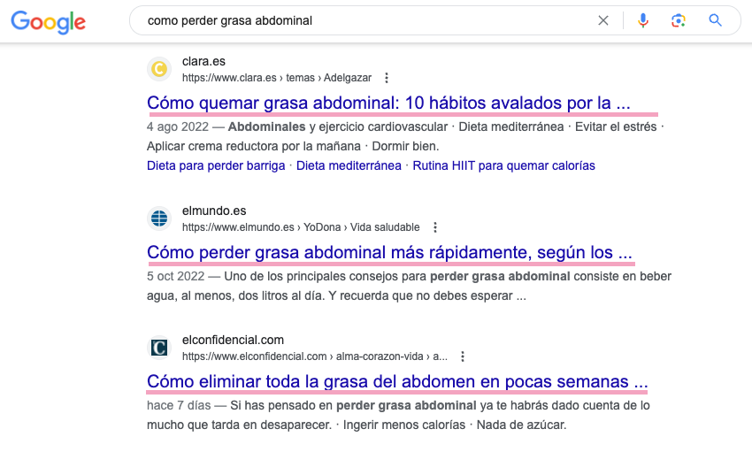 Primeros resultados para "cómo perder grasa abdominal".